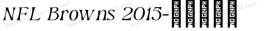 NFL Browns 2015字体转换